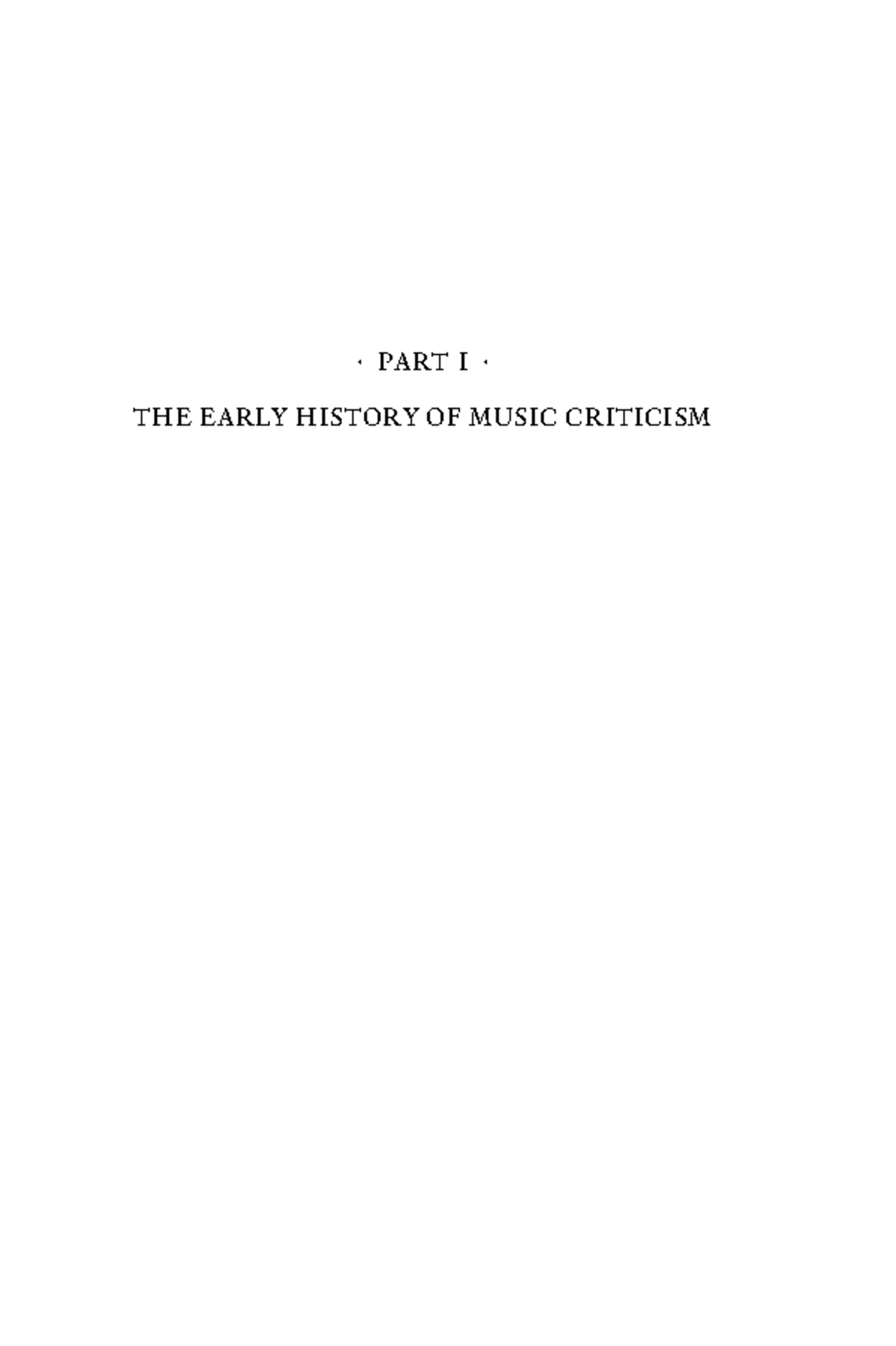 The Evolution of Music Criticism: Exploring Plainsong in the Middle ...