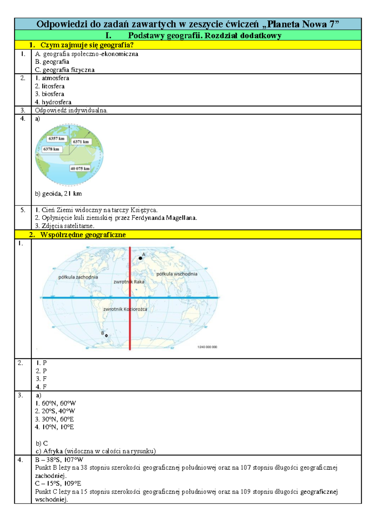 Zeszyt ćwiczeń Geografia Klasa 7 Odpowiedzi www.studocu.com