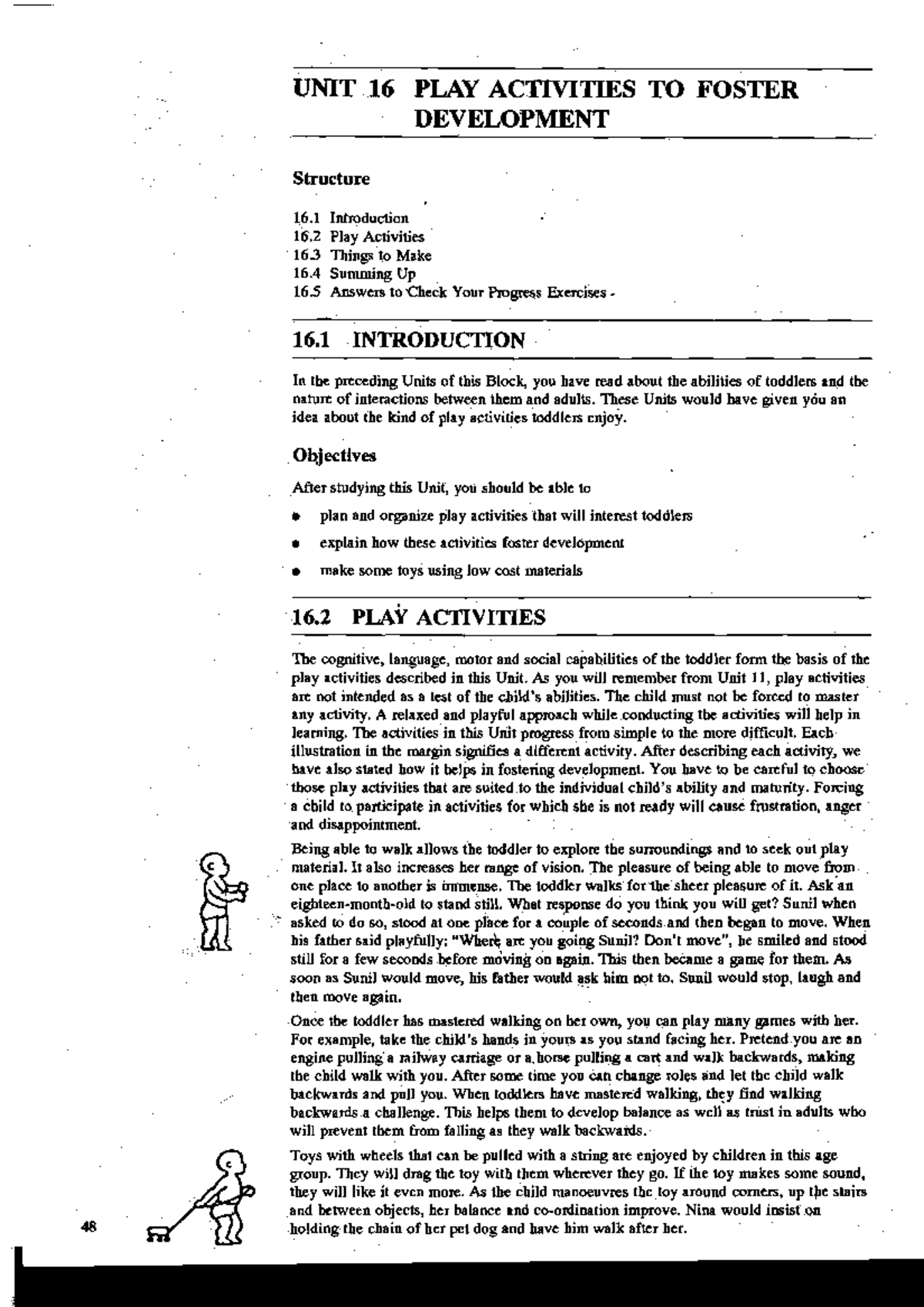 Unit-16 - DECE-1 Organizing Child Care Services - . UNIT 16 PLAY ...
