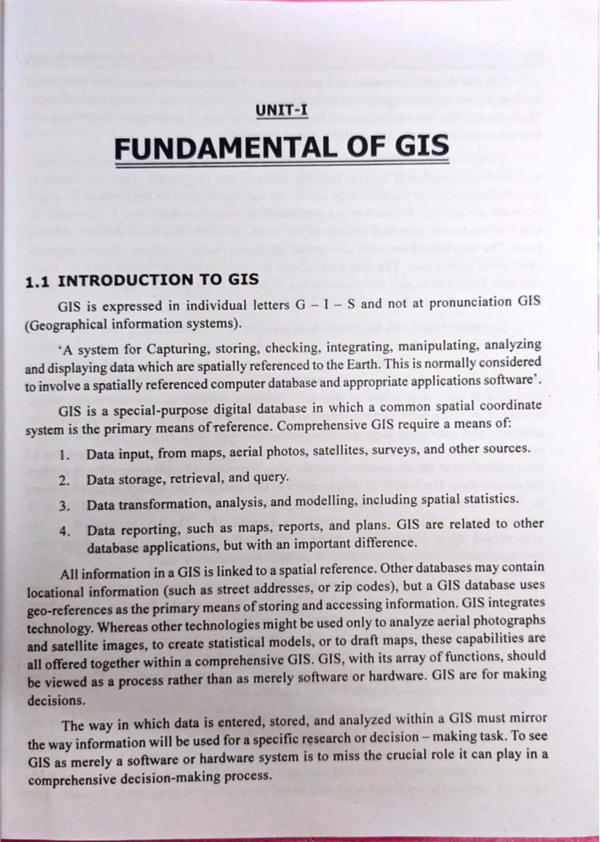 Fundamentals of GIS: Key Concepts and Applications (GIS 101) - Studocu