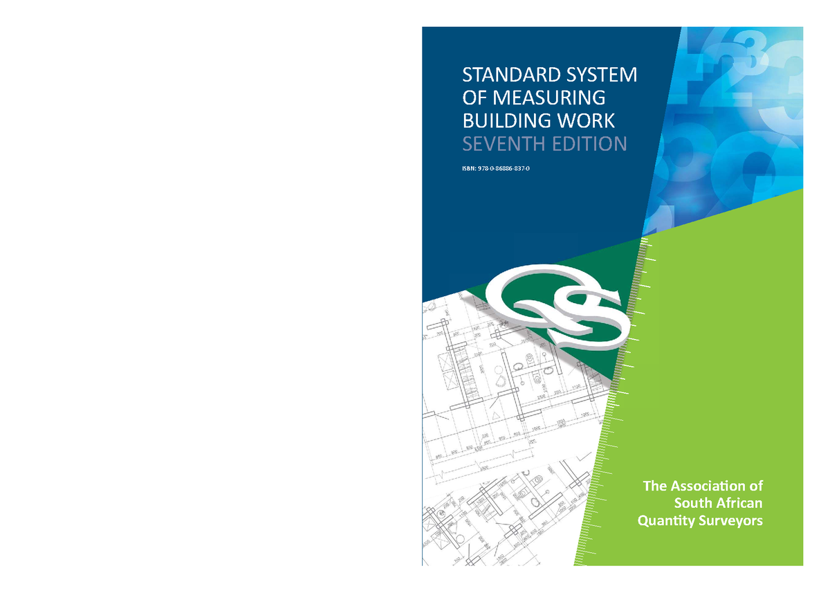 Standard System of Measuring Building Work (SSMBW) - 7th Edition Guide ...