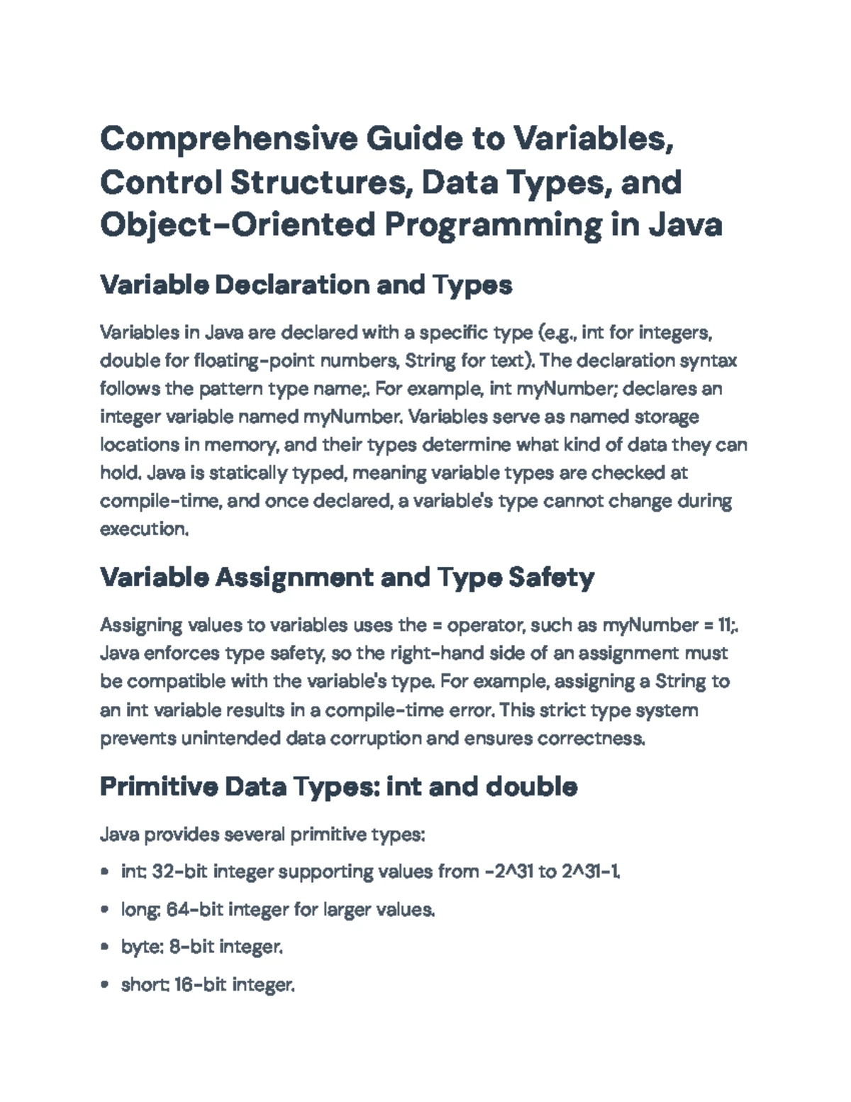 CITS2005 Final Exam: Comprehensive Guide to Java OOP Principles - Studocu