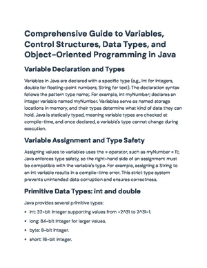 CITS2005 Final Exam: Comprehensive Guide to Java OOP Principles - Studocu