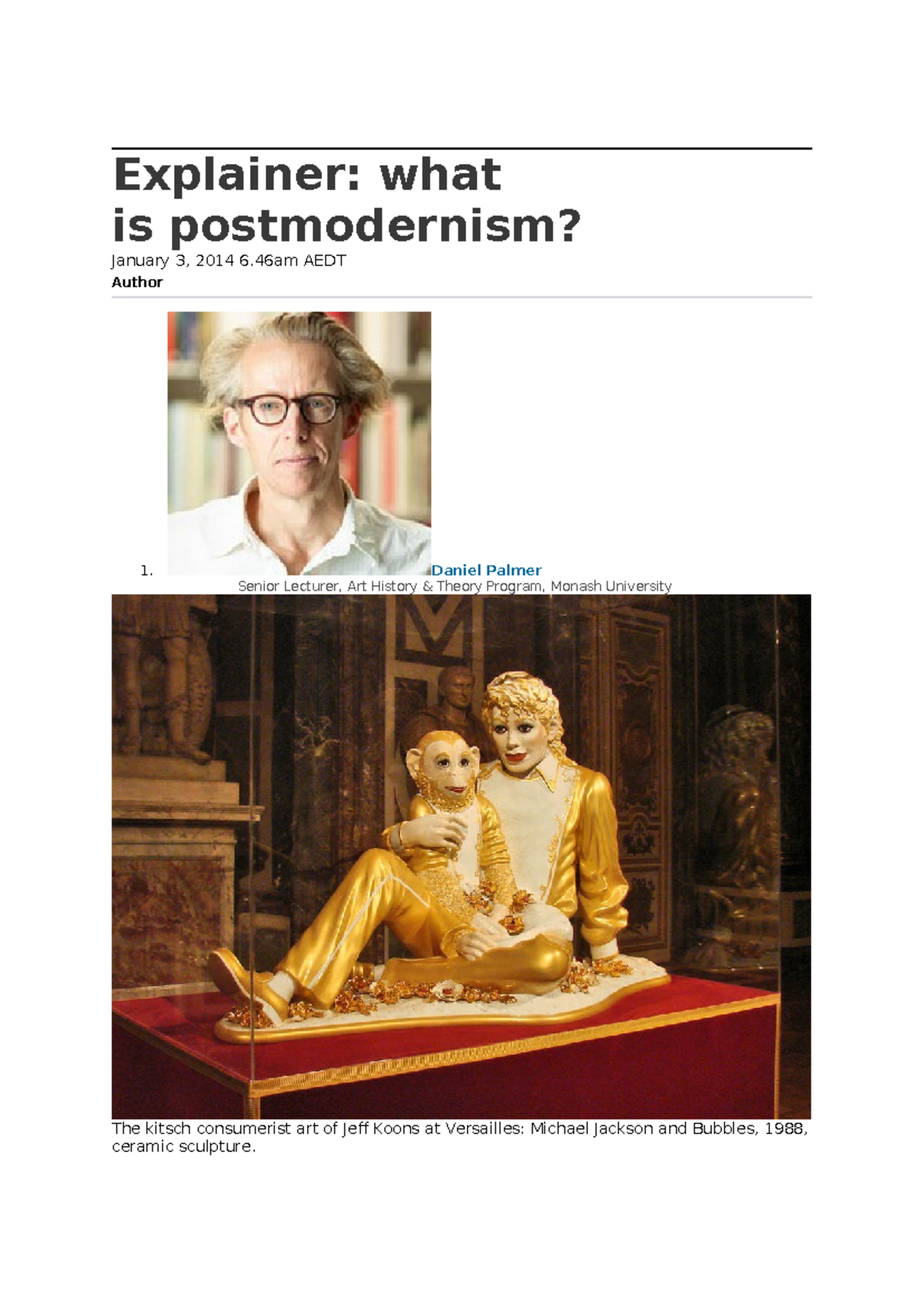 Postmodernism Explained: A Comprehensive Overview - Studocu