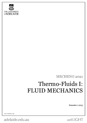 Thermo Assignment 1 (2021) Questions - 1 THE UNIVERSITY OF ADELAIDE ...