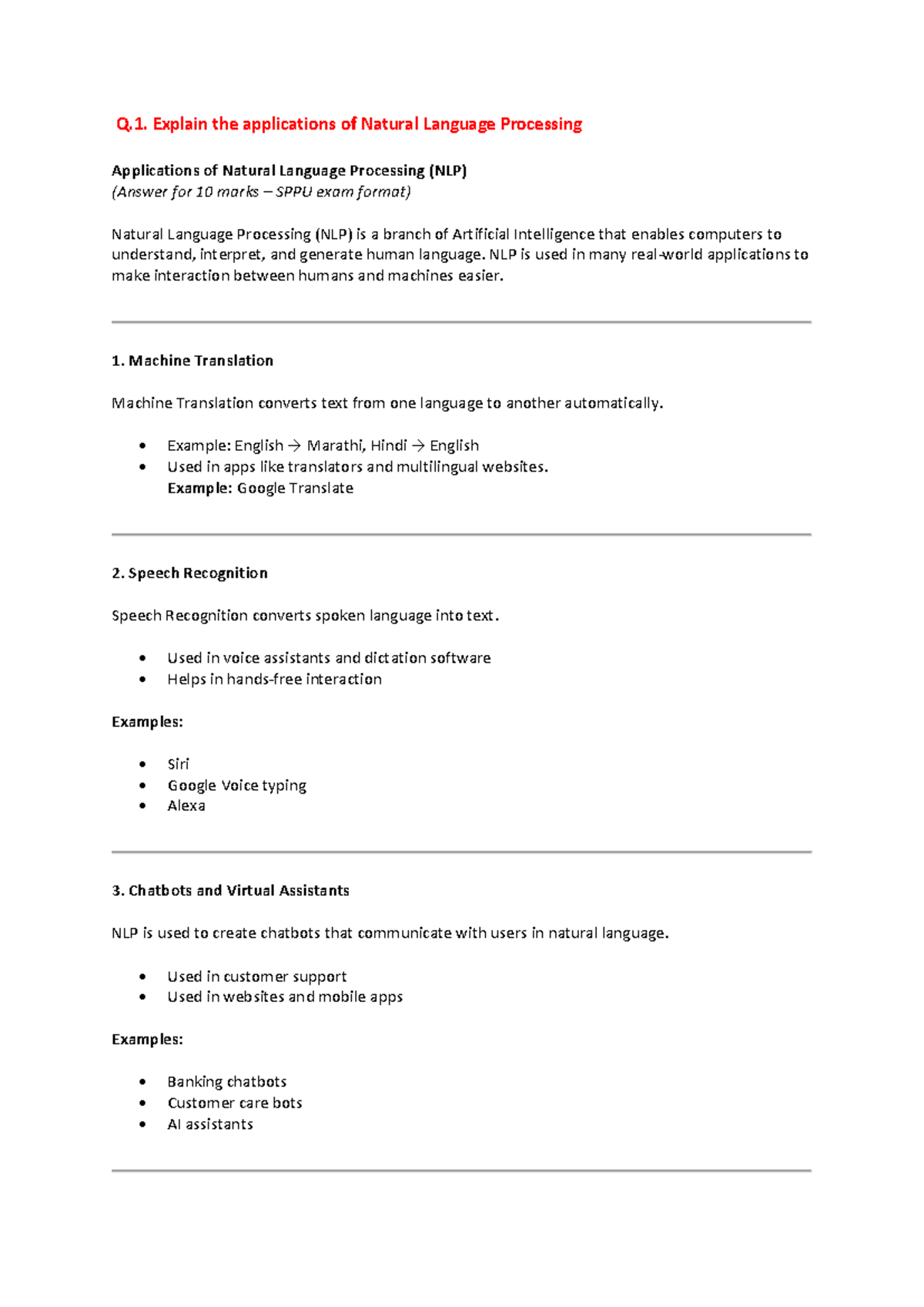 NLP U-1: Applications and Significance of Natural Language Processing ...