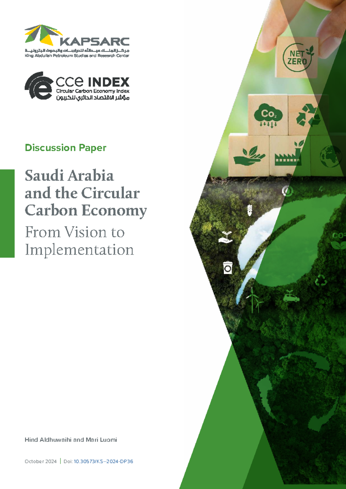 KAPSARC Discussion Paper: Saudi Arabia's Circular Carbon Economy ...
