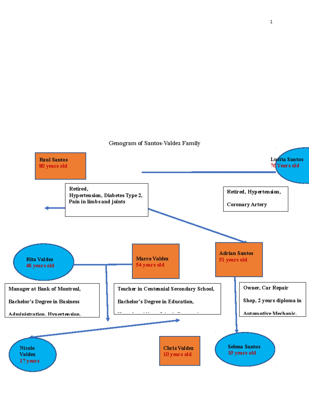 Genogram and Ecomap Analysis for Nursing 436 Assignment 2 - Studocu
