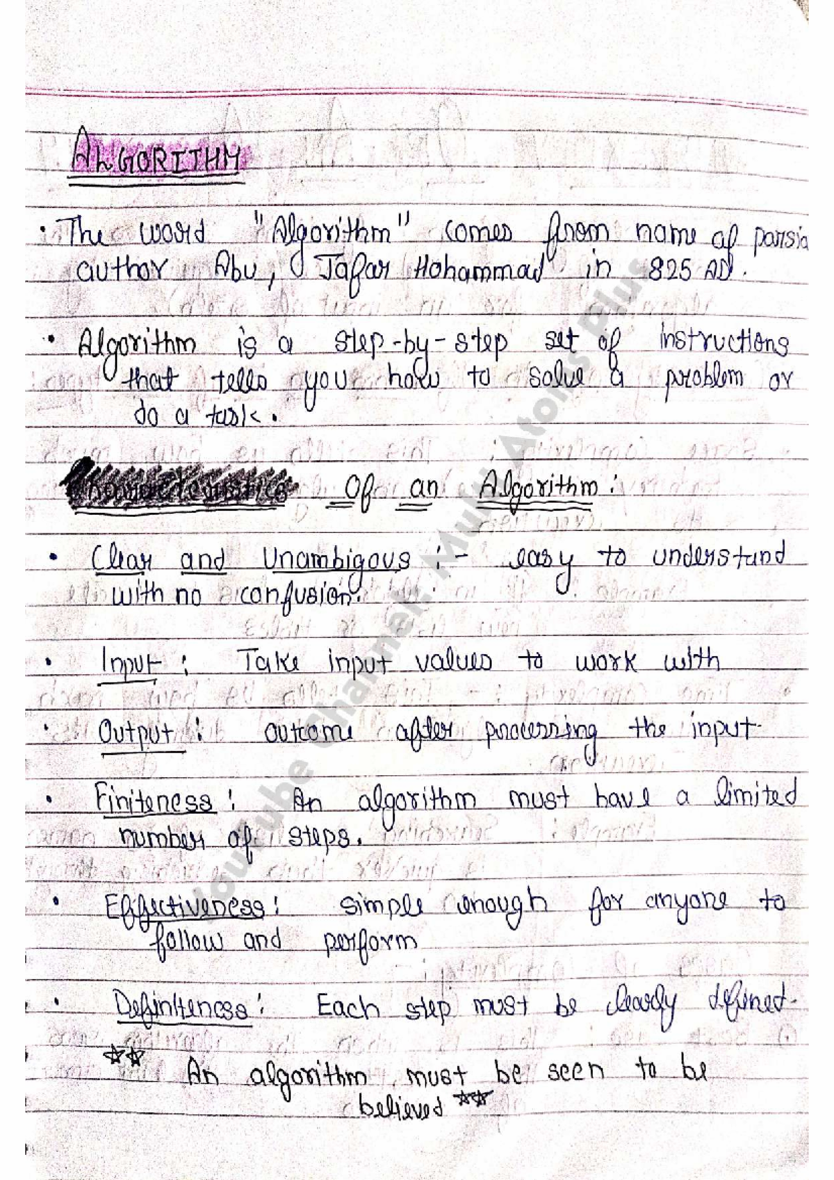Unit1 - DAA Handwritten Notes on Algorithms and Complexity - Studocu