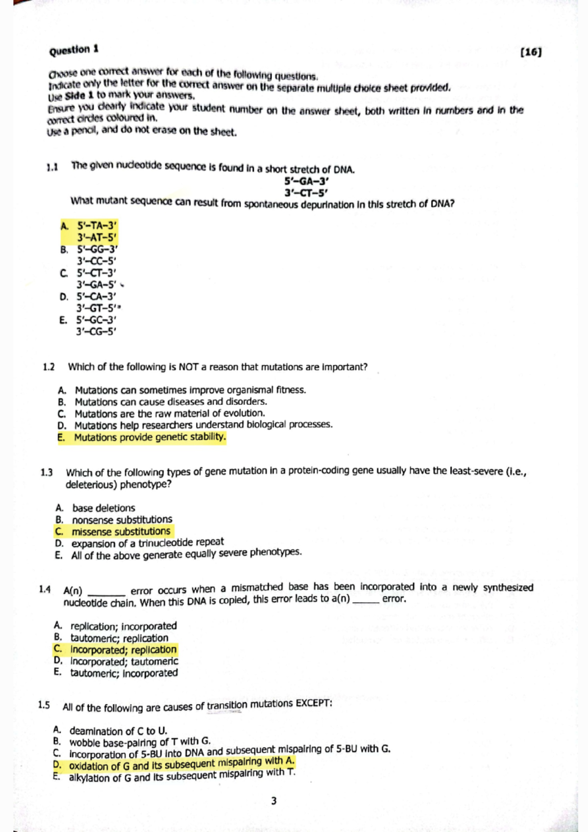 GTS 261 SEMESTER TEST 1 MEMO ANSWERS - 2024 - Studocu
