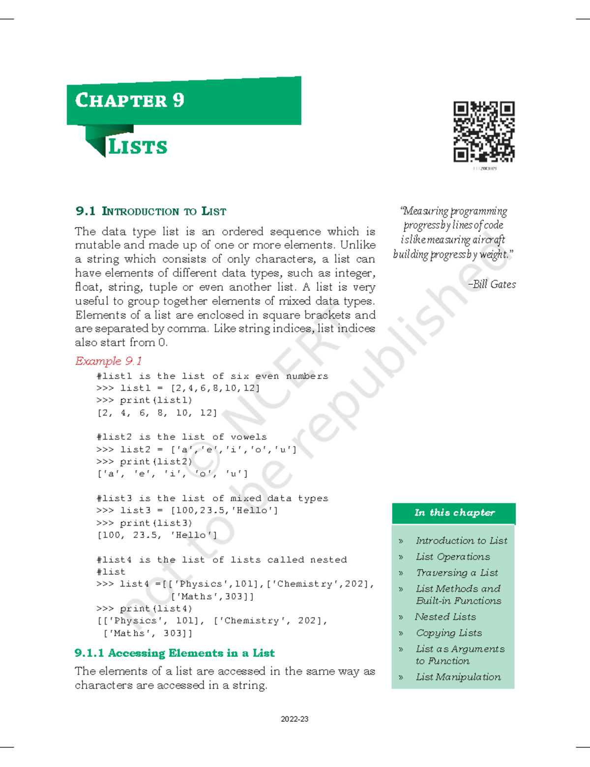 Kecs109 - Lesson on Lists in Computer Science: Key Concepts and ...