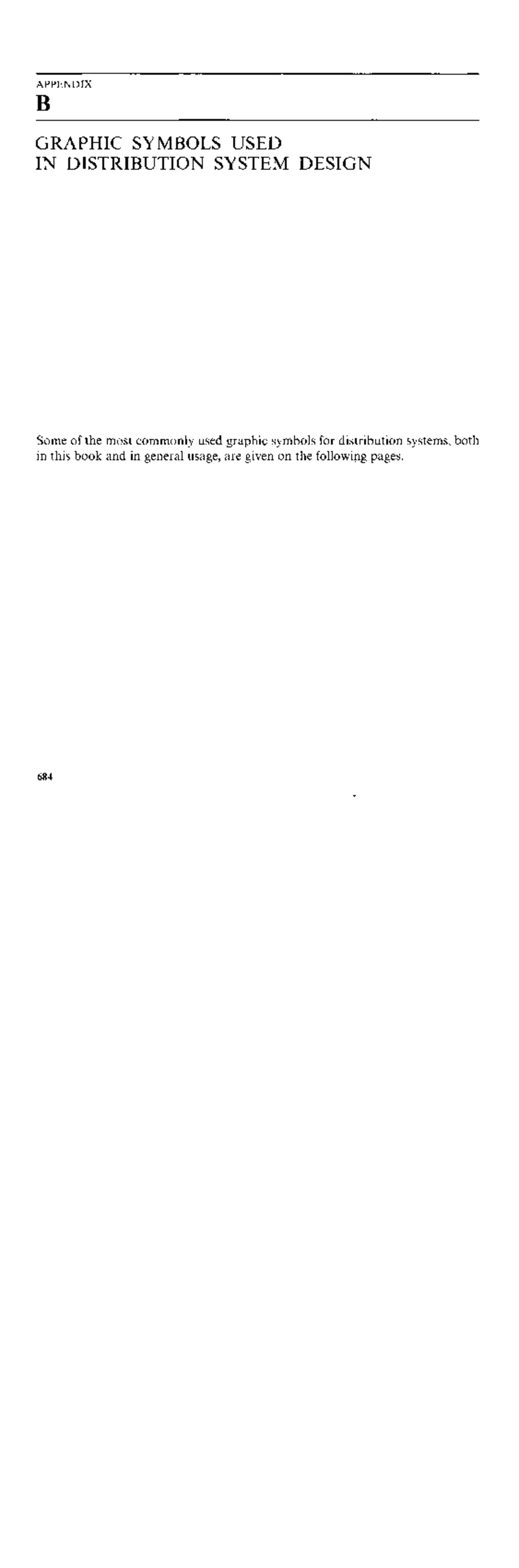 Apendice B - Graphic Symbols used in Distribution System Design ...