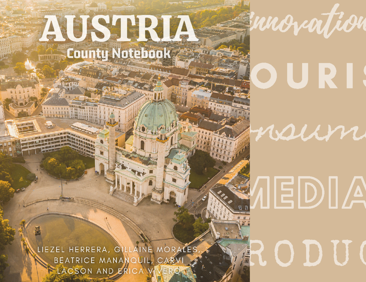 Country Notebook Austria - T O U R I S innovation consume MEDIA P R O D ...