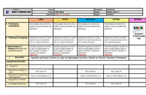A sample individual class record for 2024-2025 grades 4-6 - Republic of ...