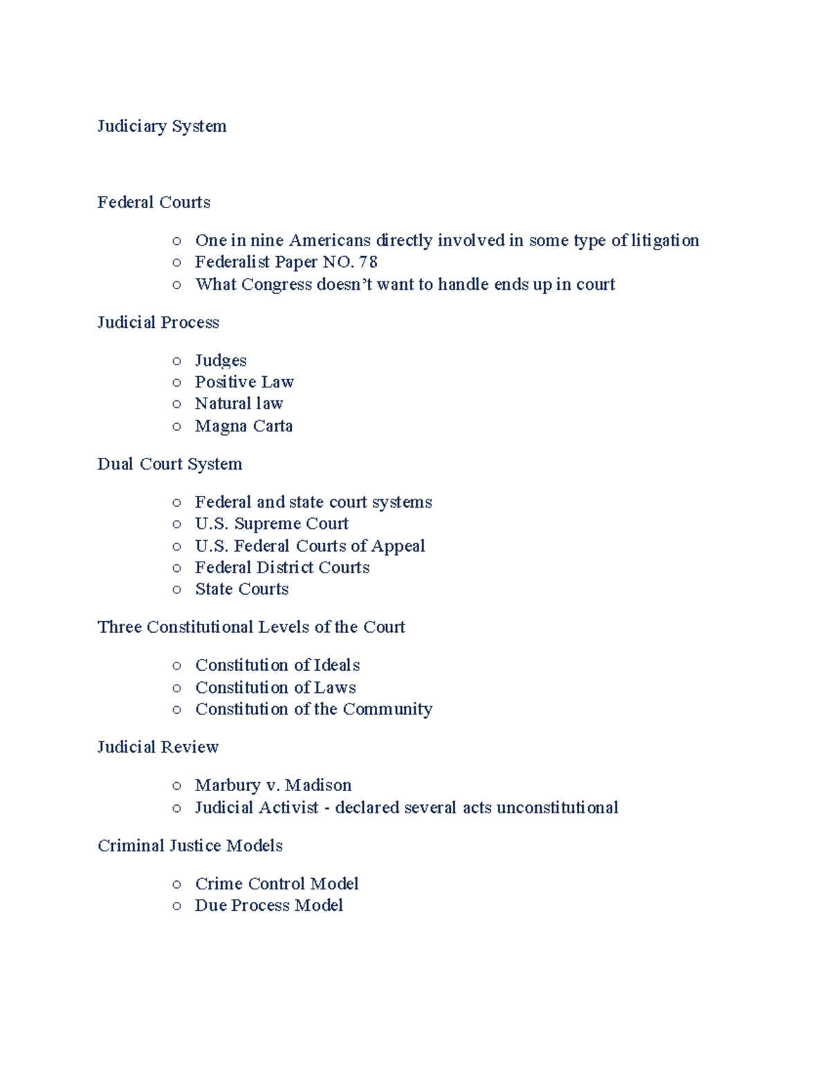 Final Exam Study Guide for CS101: Key Concepts and Review - Judiciary ...