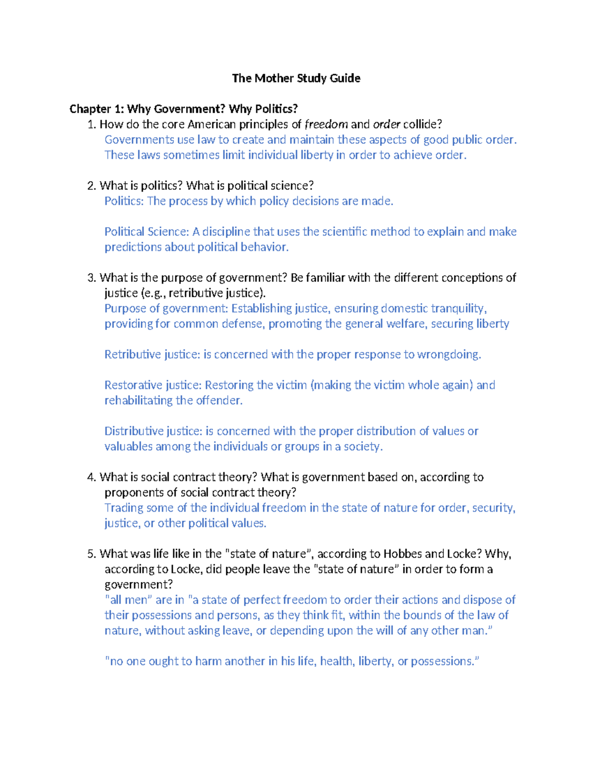 2023 Mother Study Guide - The Mother Study Guide Chapter 1: Why ...