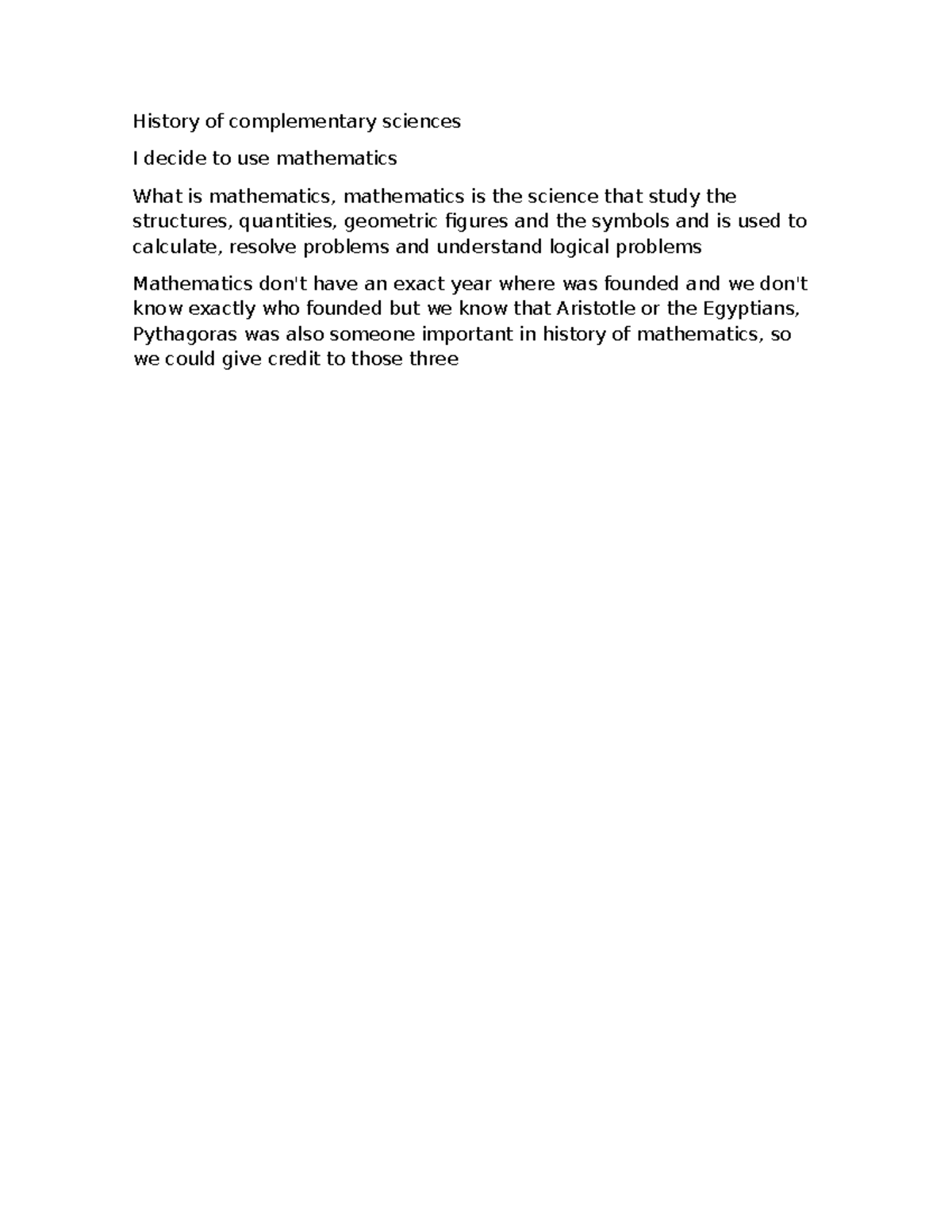 Ecology and geography - fue un trabajo - History of complementary ...