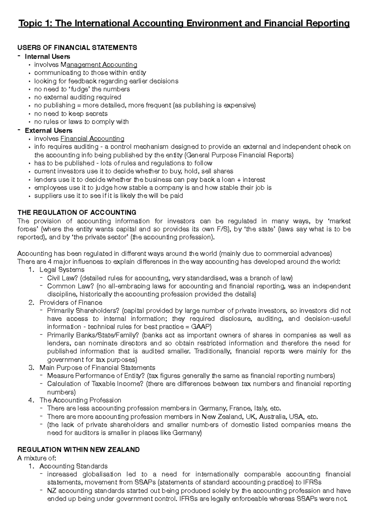 Acctg 211 Final Exam Notes on Financial Accounting Overview - Studocu