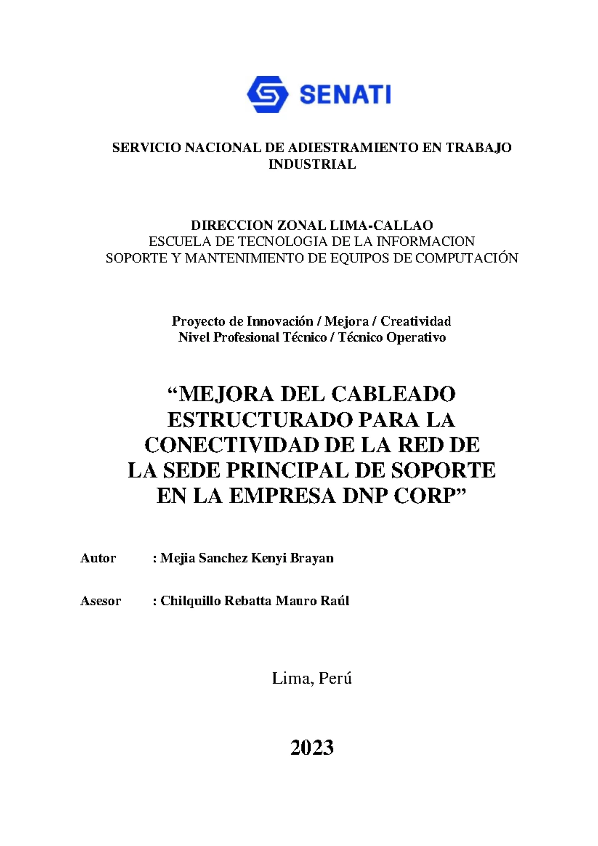 Trabajo Final del Curso - Calidad Total y Análisis de Frecuencias - Studocu