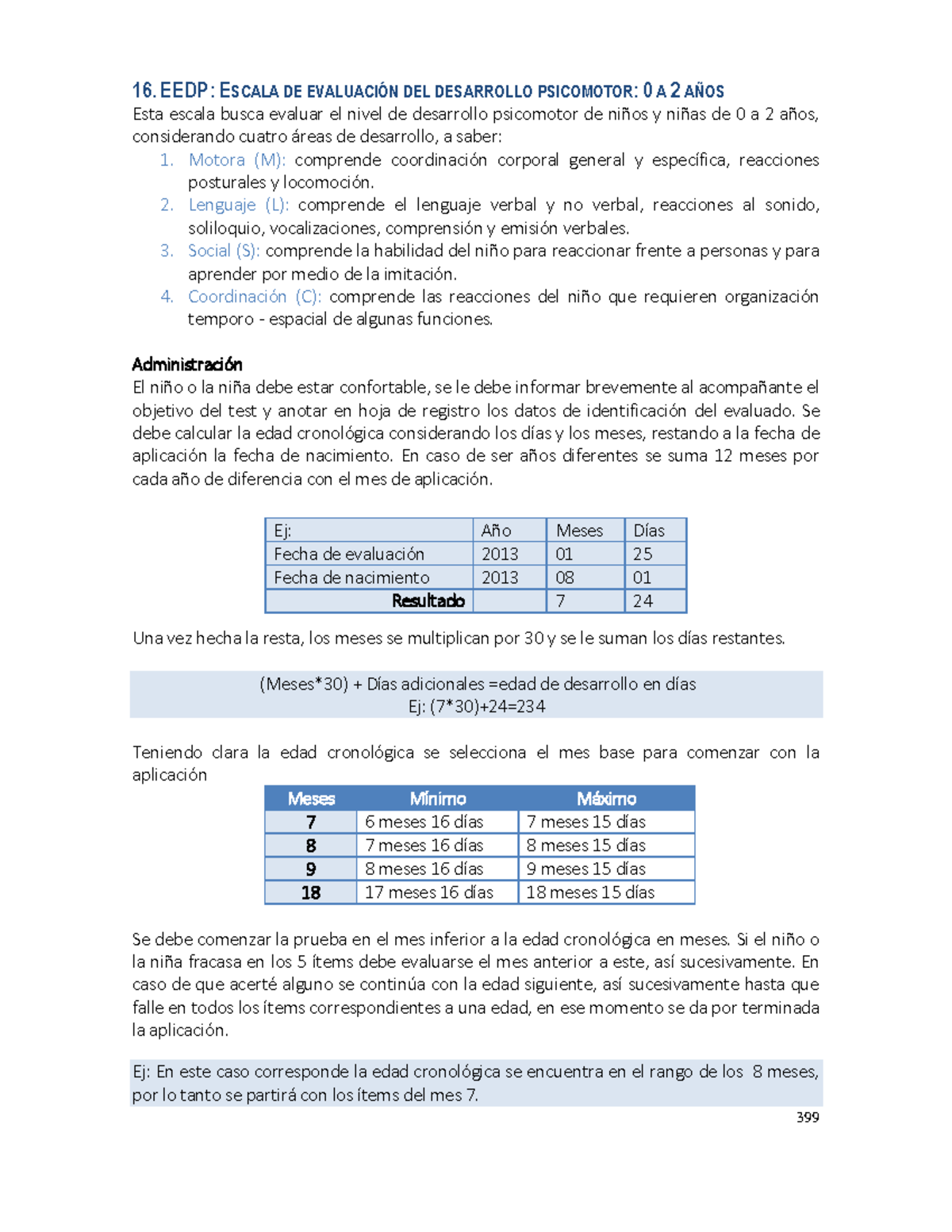 EEDP: Escala de Evaluación del Desarrollo Psicomotor (0-2 años) - Studocu