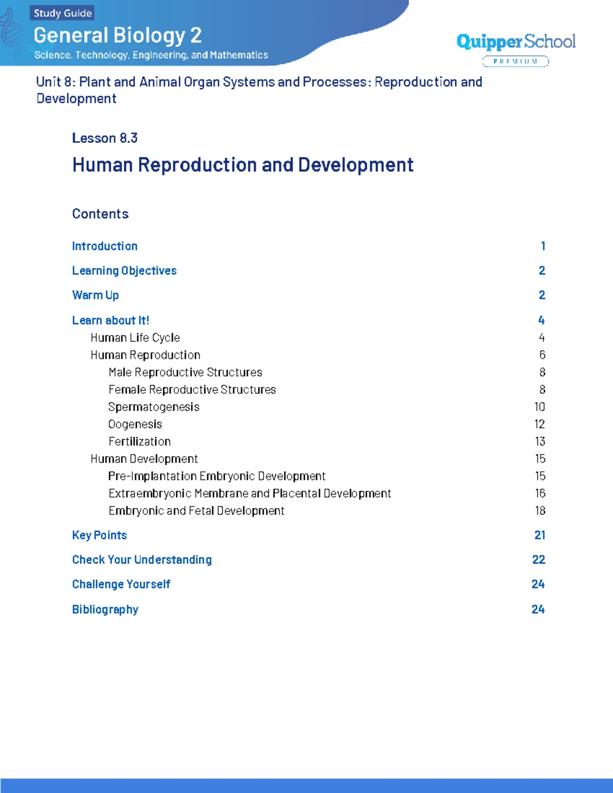 BIO2 Q4 Module 1 Study Guide: Reproduction & Development in Plants and ...