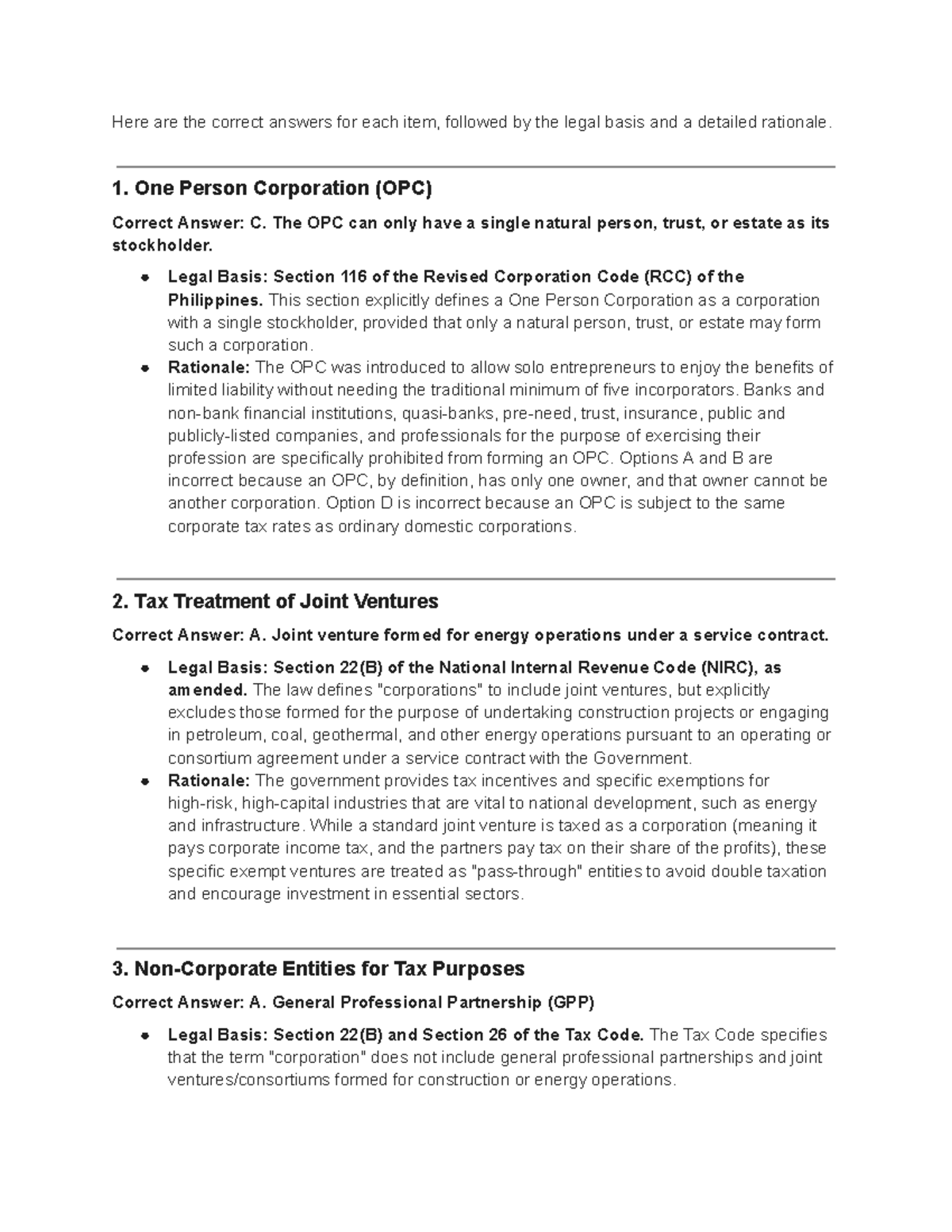 Corporation Income Tax Study Guide (CIT 101) - Studocu