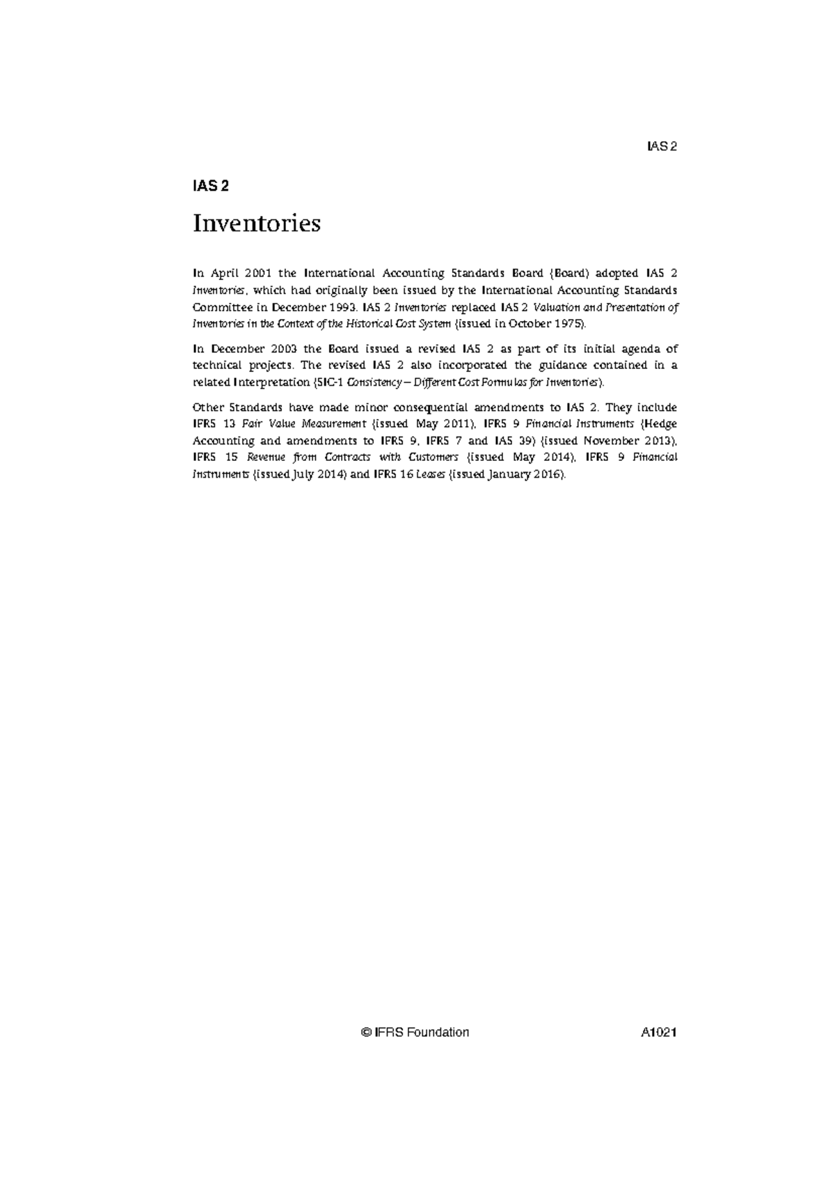 IAS 2: Comprehensive Overview of Inventories and Their Accounting ...
