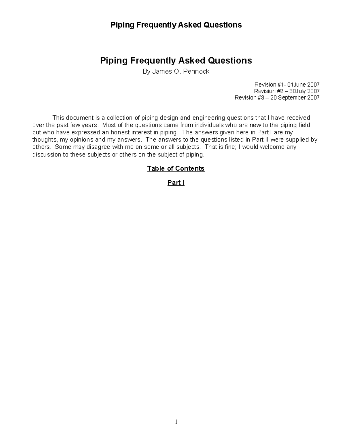Piping FAQs - Frequently asked questions - Piping Frequently Asked ...
