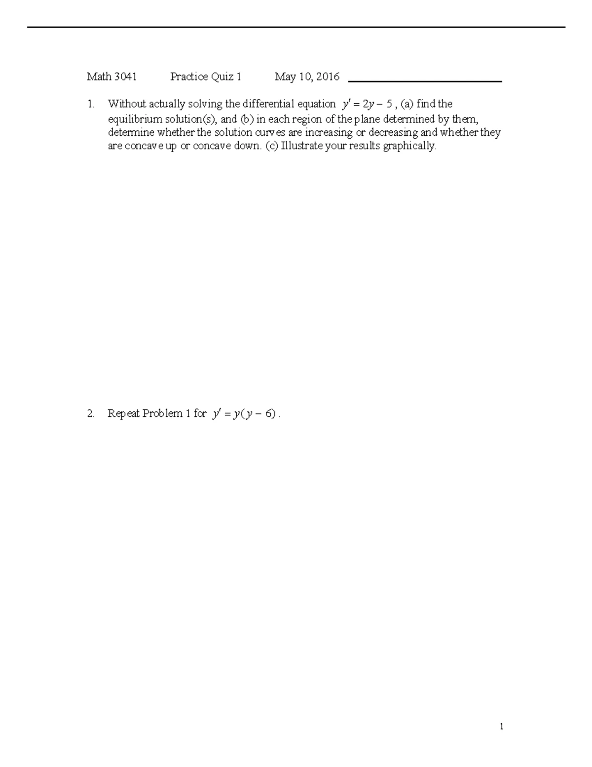 MC:UMD-Math284-Mid Exam Solutions and Reduced Row Echelon Forms - Studocu