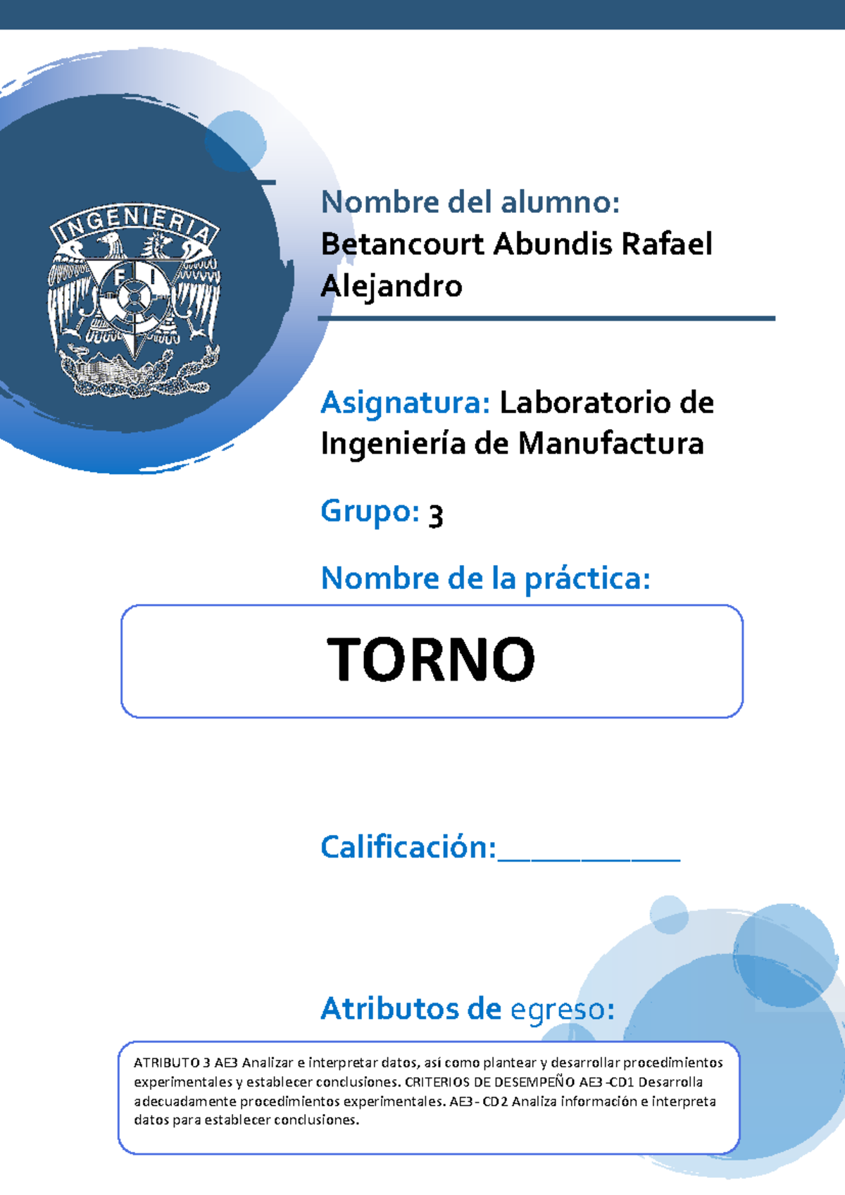 Betancourt.Abundis.Rafael.Alejandro Cuestionario Previo Torno - Nombre ...