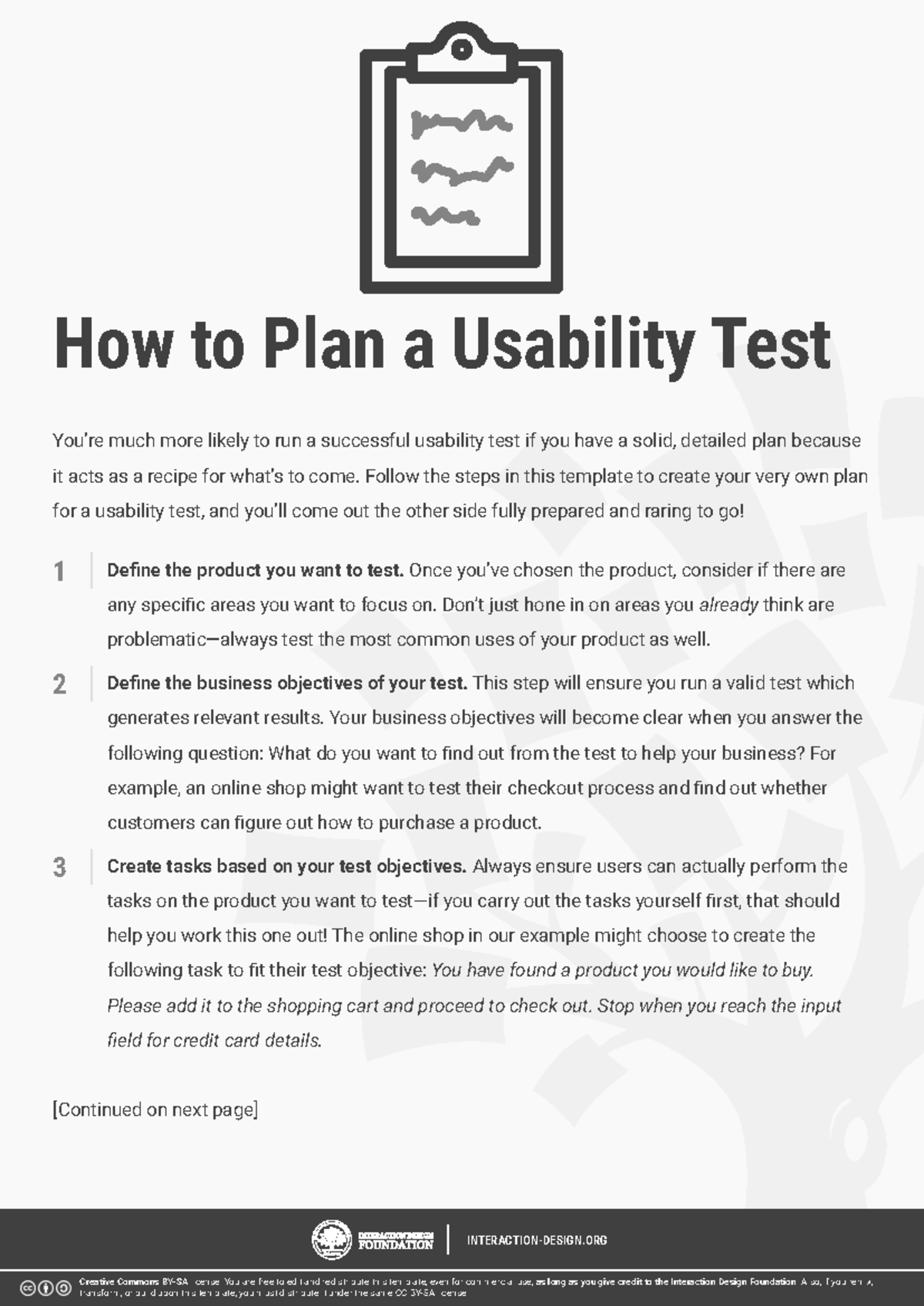 Creating a Solid Usability Test Plan: A Step-by-Step Guide - Studocu