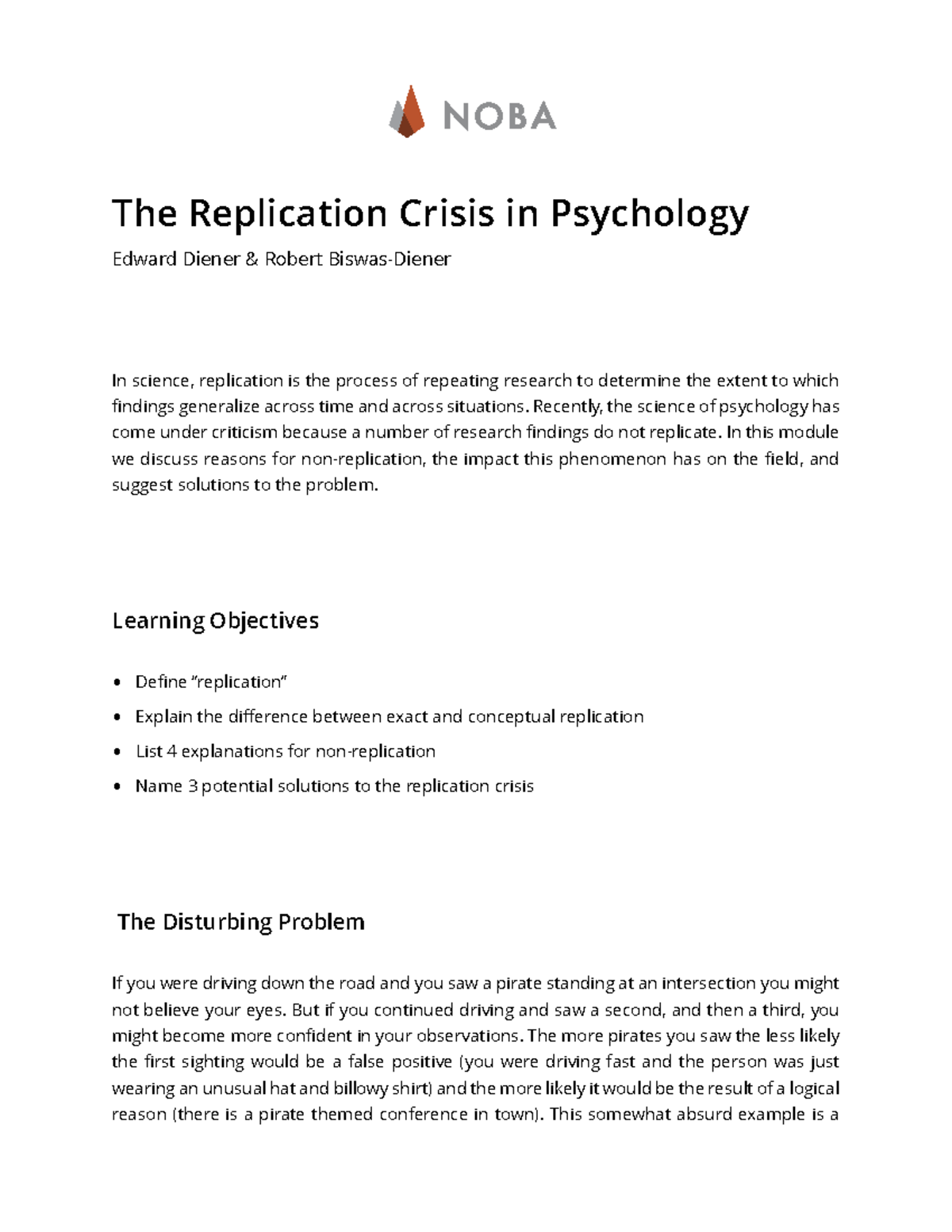 Psychology 101: Understanding the Replication Crisis in Science - Studocu