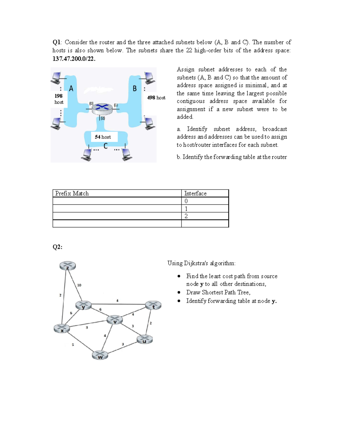BT ôn MMT - MMT: Subnetting & TCP Communication Analysis - Studocu