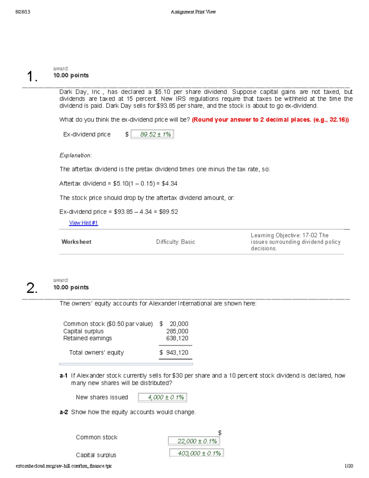 Fin 4610 Syllabus - Finance 4610: Advanced Corporate Finance