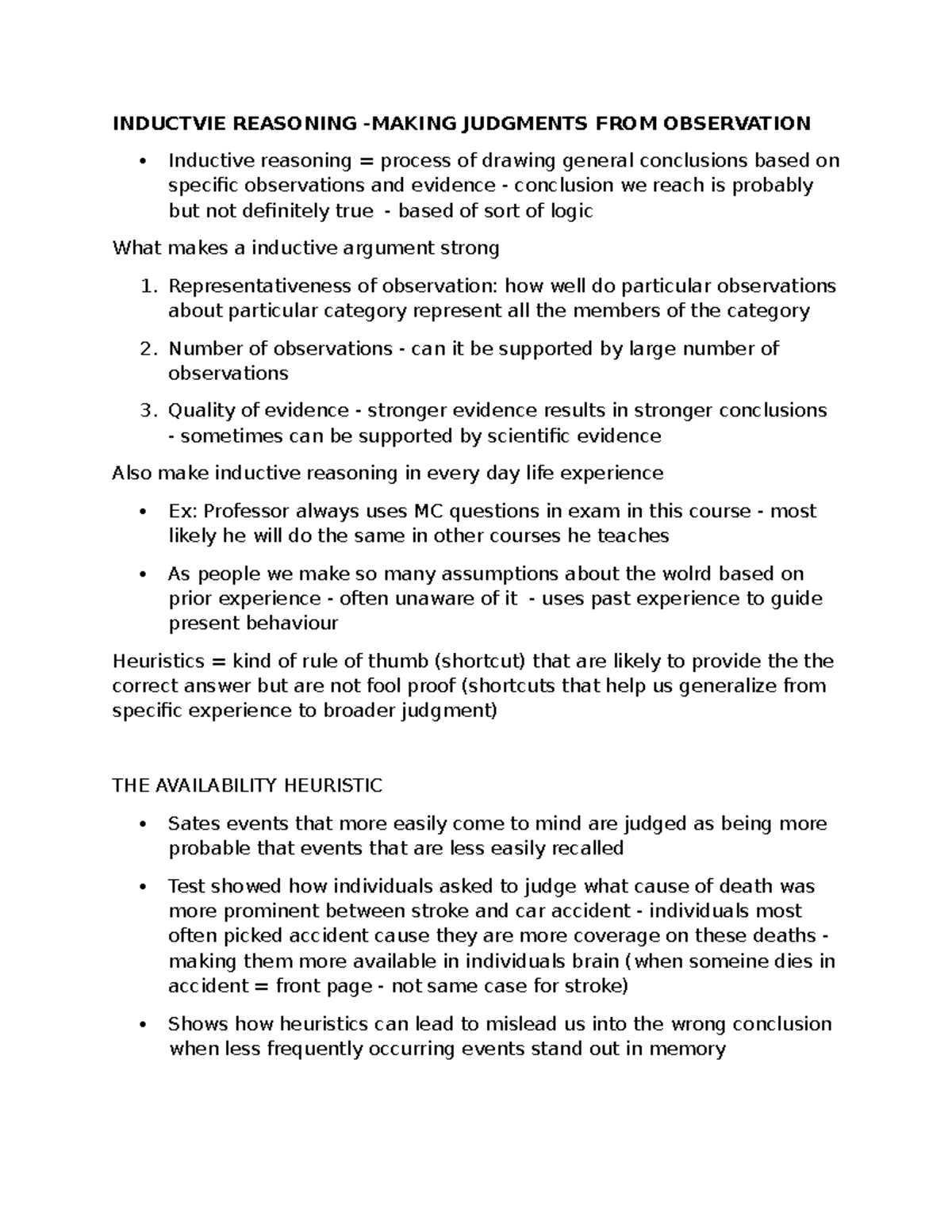 Inductive and deductive reasoning in PSYC 221: Chapter 13 notes - Studocu