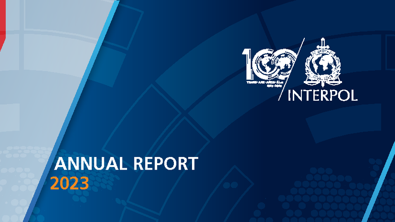INTERPOL Annual Report 2023: Highlights & Global Policing Efforts - Studocu
