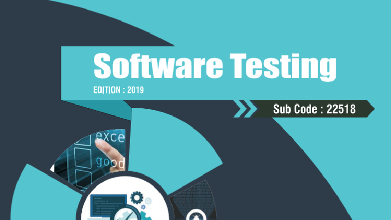 Software Testing Textbook for Diploma in Computer Engineering (22518 ...