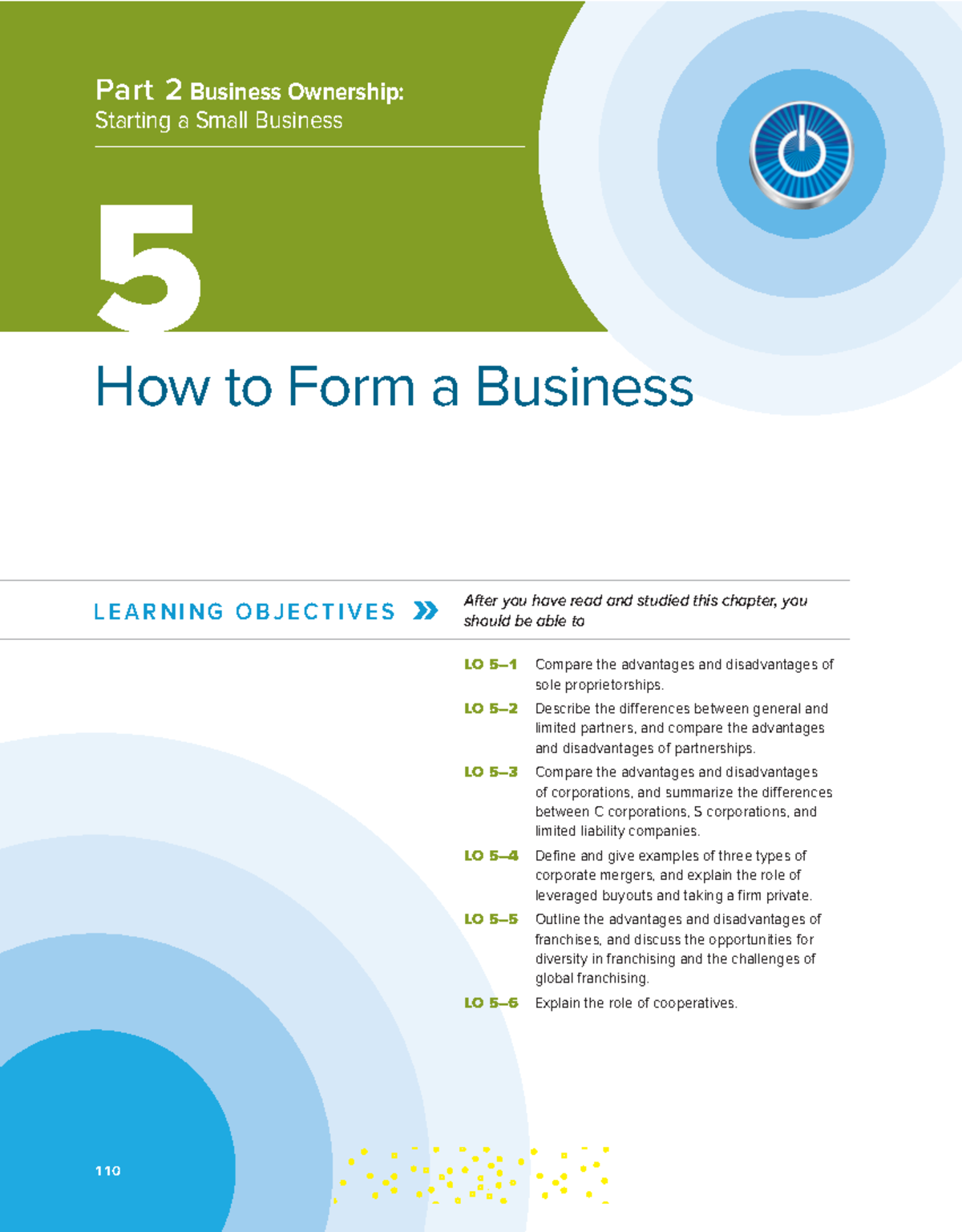 Chapter 5 - chap 5 - 110110 How to Form a Business L E A R N I N G O B ...