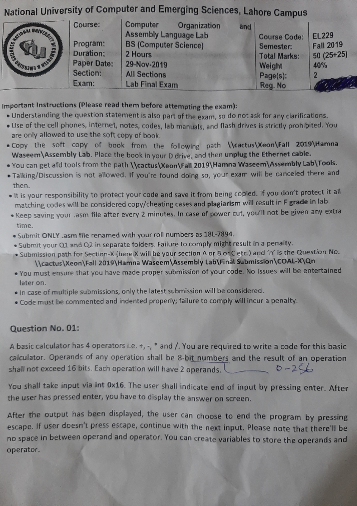 2019 Final Exam Overview and Key Study Points - Studocu