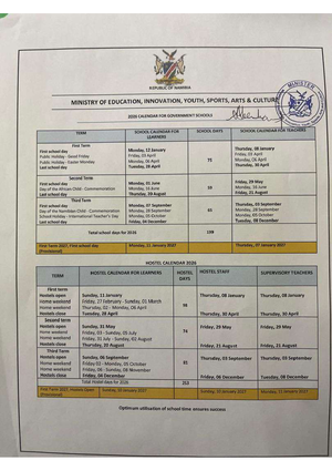 [Solved] 31 Discuss the objectives of the Namibian Education ...