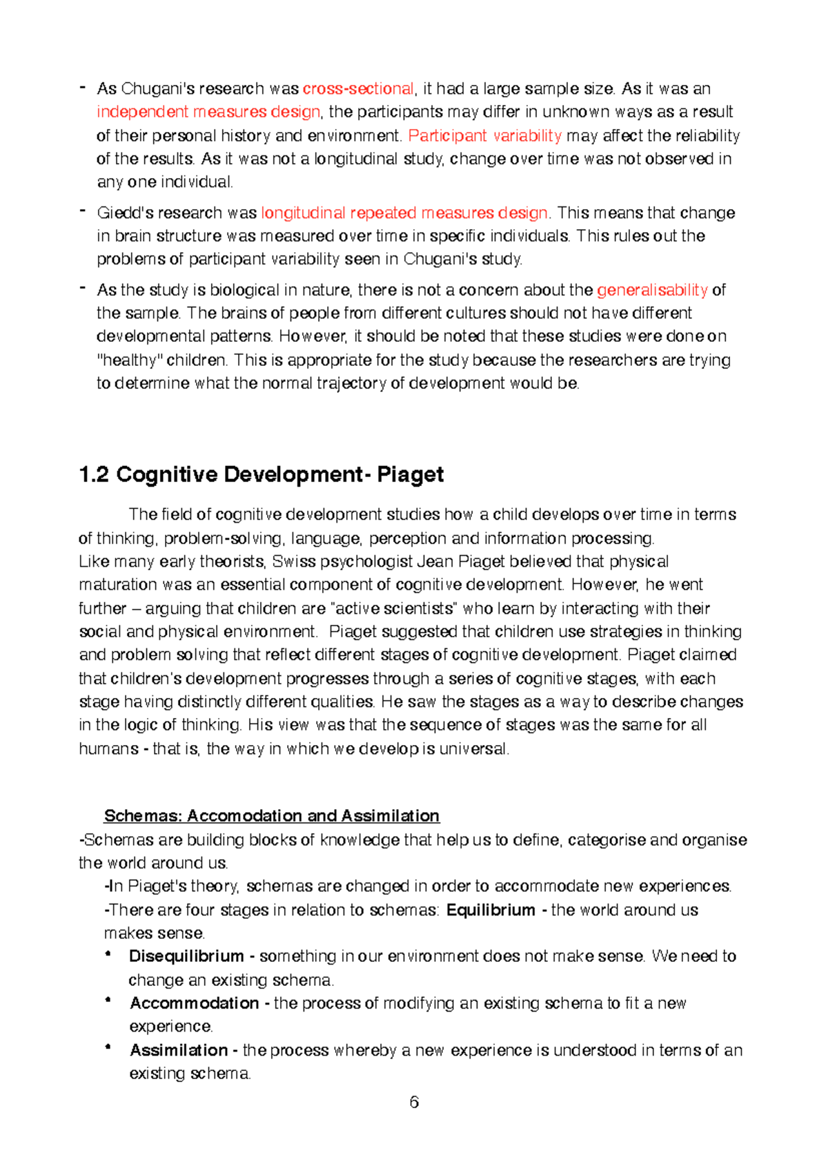 Cognitive Development Theories: Piaget & Vygotsky Overview - Studocu