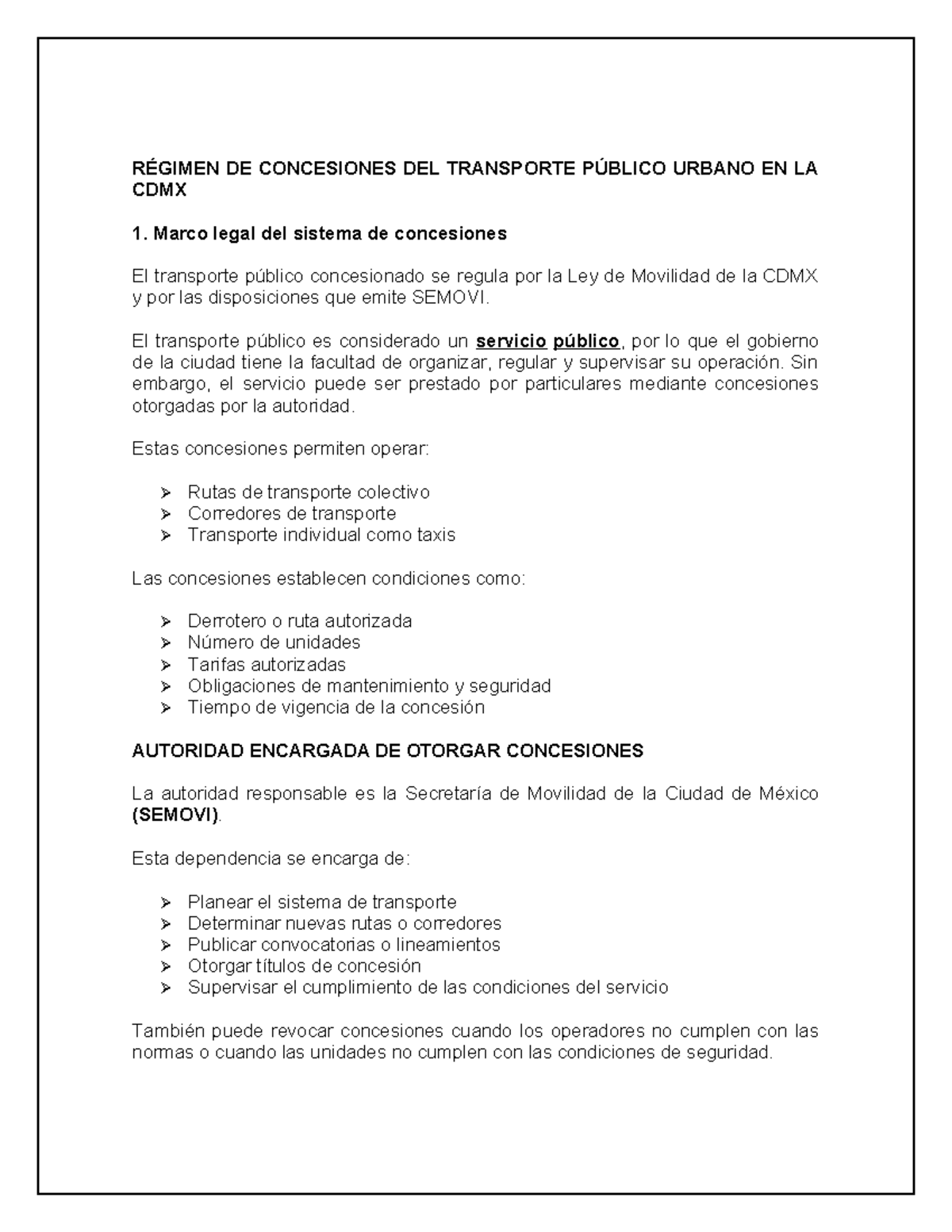 Concesiones de Transporte Público Urbano en la CDMX: Guía Completa ...