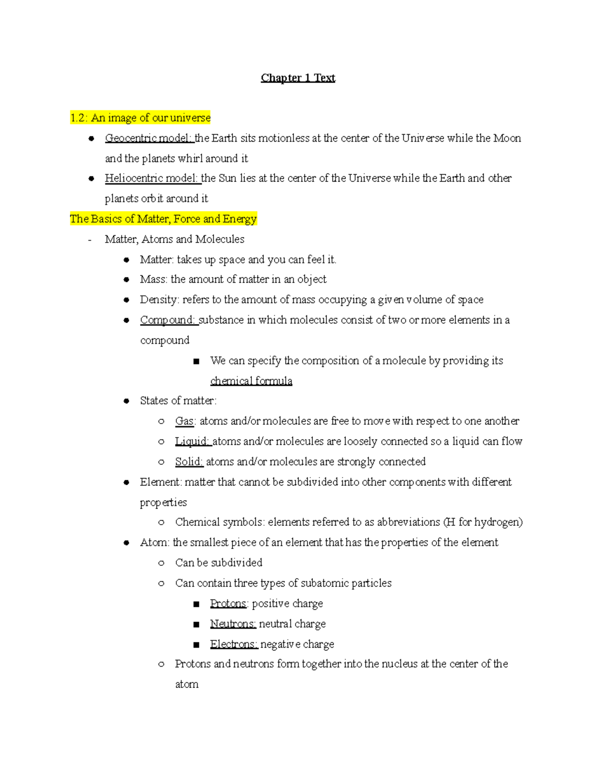 Survey of Earth Science: Chapter 1 Overview and Key Concepts - Studocu