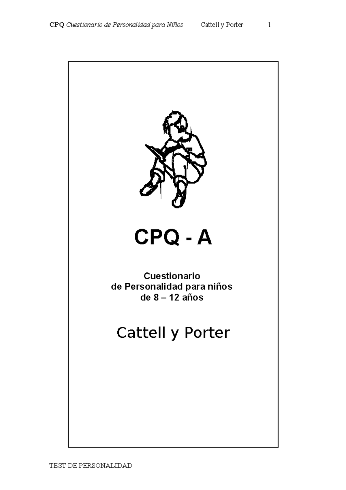 6 CPQ manual - ficha - CPQ - A Cuestionario de Personalidad para niños ...