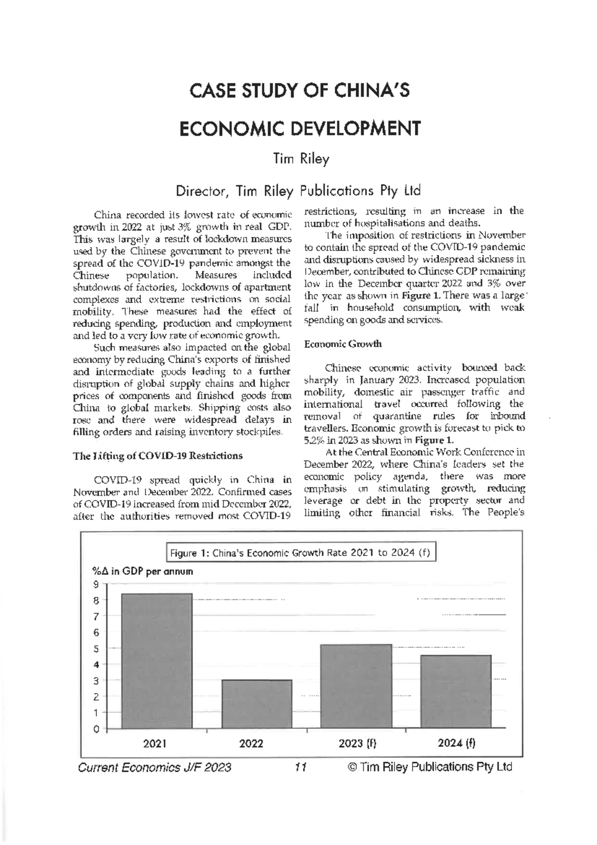 China Case Study Updates: Recent Developments and Insights - Studocu