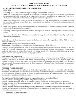 Chap five Staffing - best reference or introduction to management ...