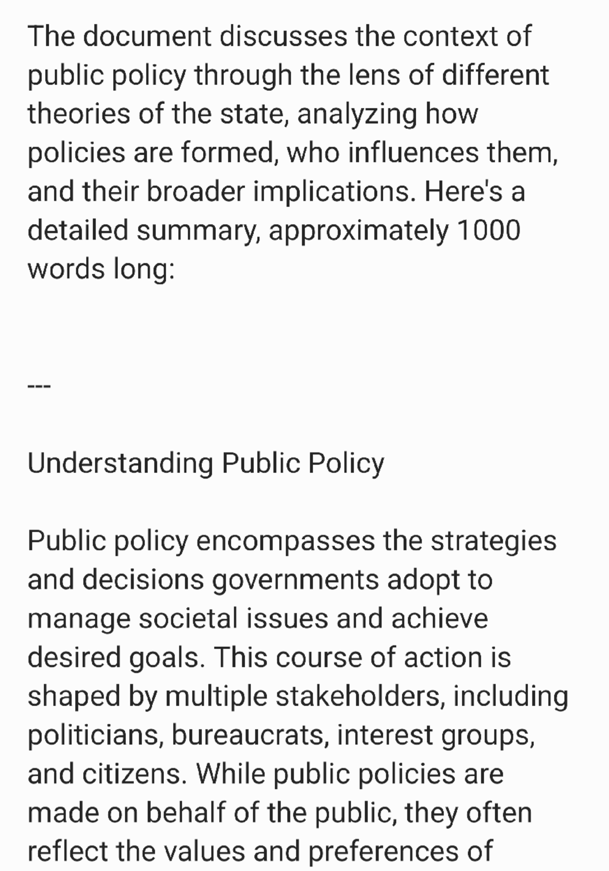 Notes 241115 234528 - Theory of public policy - The document discusses ...