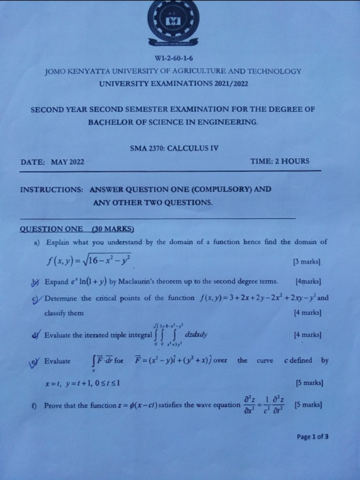 Calculus-1: Comprehensive Study Notes for Exam Preparation - Studocu