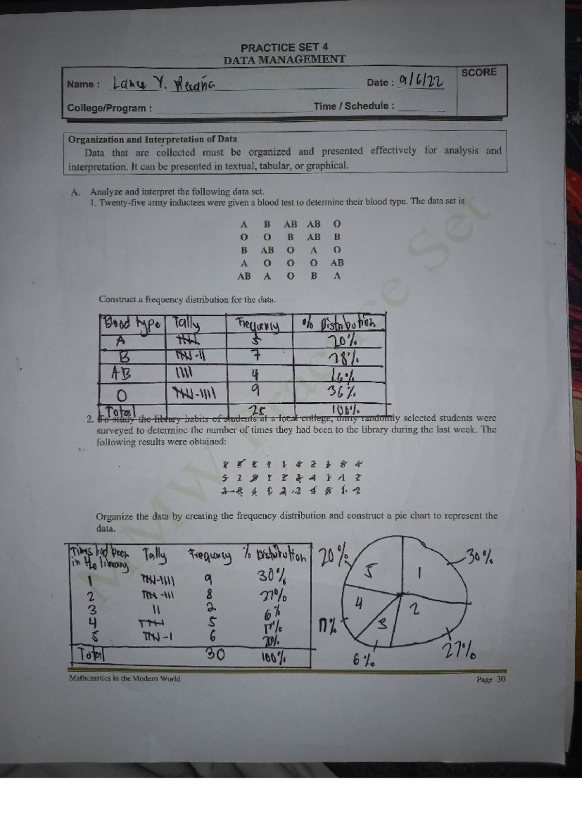 MMW Practice Set 4 – A - Here you go - Mathematics for the modern world ...
