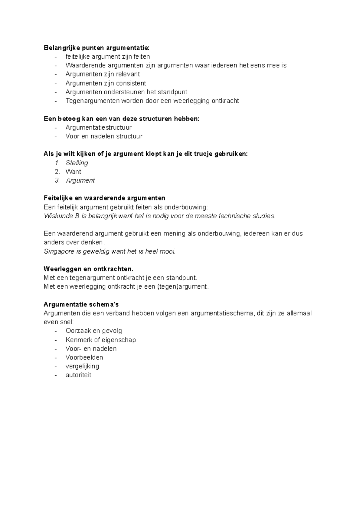 Nederlands Betoog: Structuren, Argumenten en Weerleggingen - Studeersnel